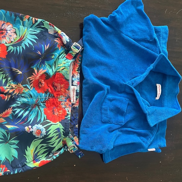 Orlebar Brown swim shorts and shirt